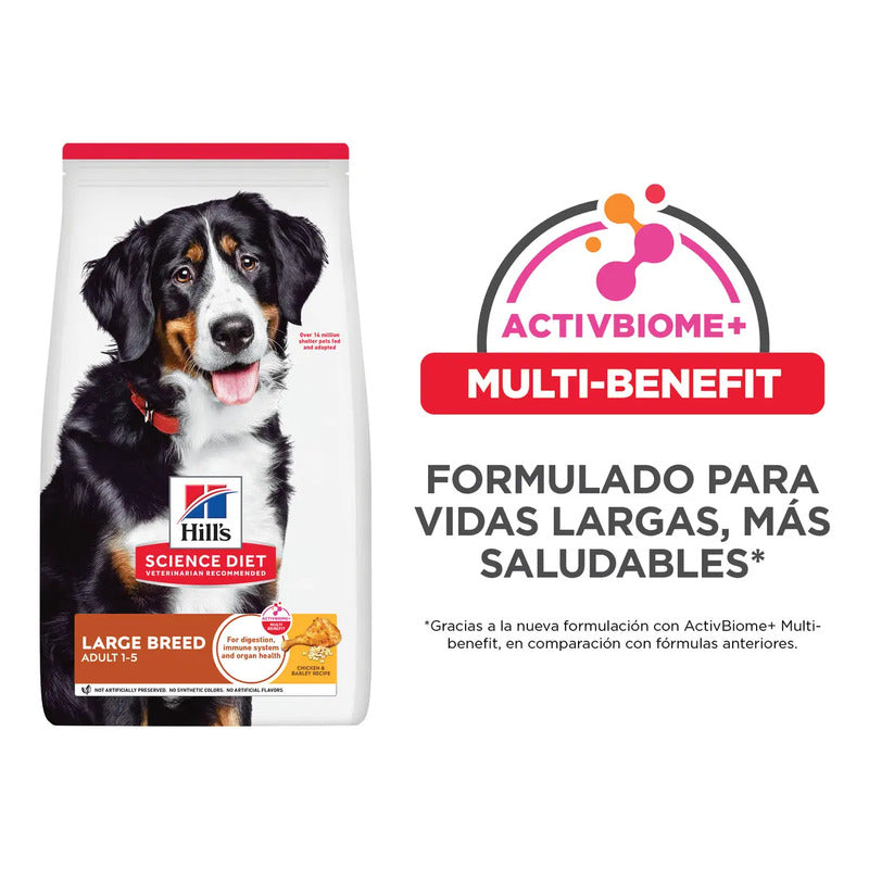 Croquetas Para Perro Hill's Science Diet Alimento Para Perros De Razas Grandes Sabor Pollo 15kg