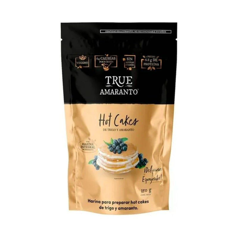 Harina Para Hotcakes True Amaranto Trigo Amaranto 3pzas 350g