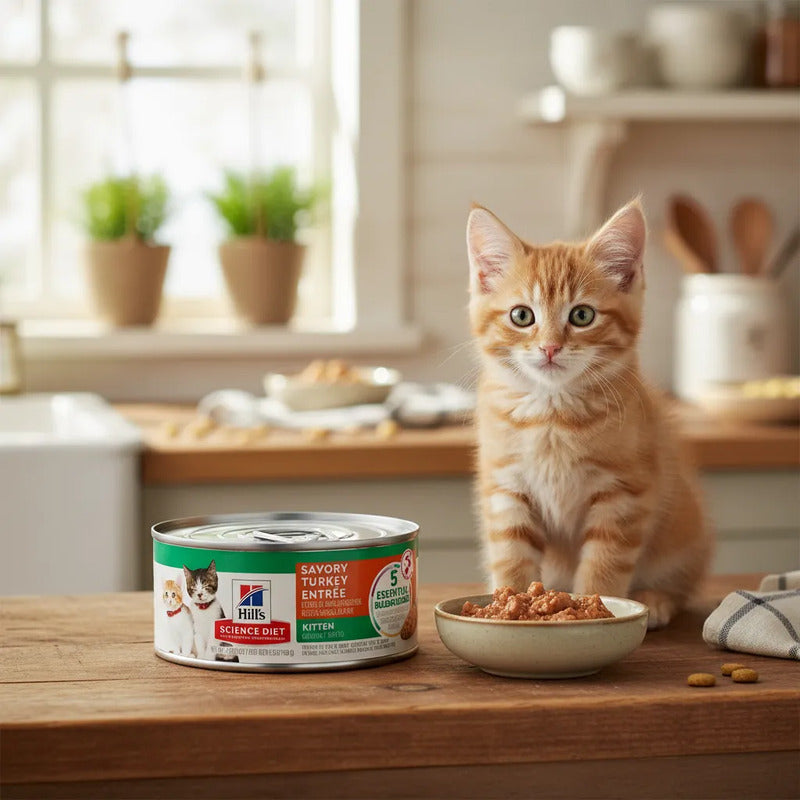 Alimento Húmedo Para Gatito Receta Pavo, 156 G