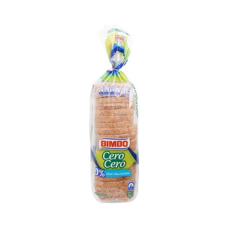 Pan Bimbo Cero Cero De 567g (2piezas)