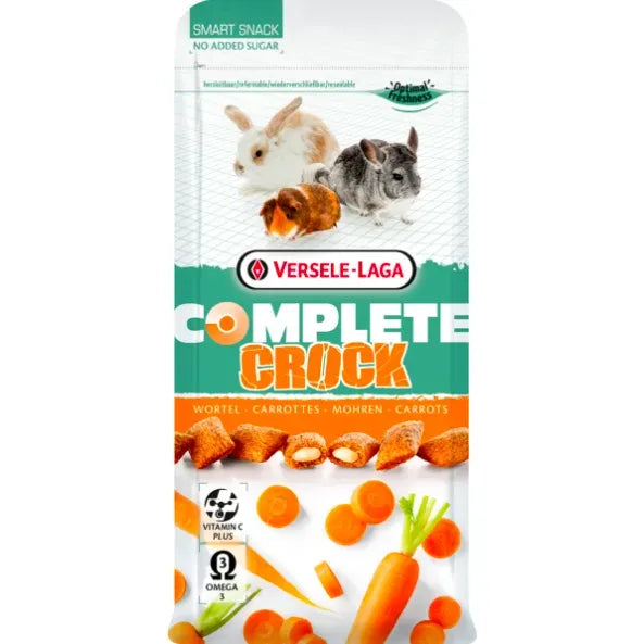 Crock Premios De Zanahoria Para Pequeños Mamíferos, 50 G.