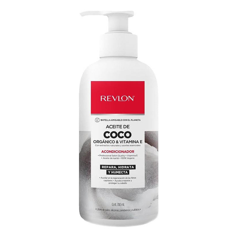 Revlon Acondicionador Aceite De Coco Orgánico 700 Ml