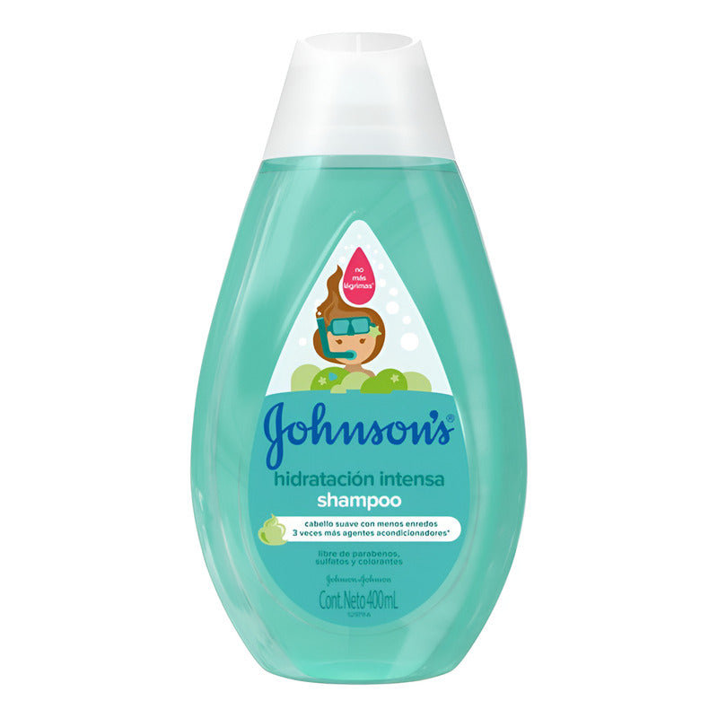 Shampoo Infantil Johnson's Hidratación Intensa 400 Ml