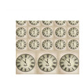 Papel Scrap Impreso Diseño De Reloj 30.5x30.5cm 10pz