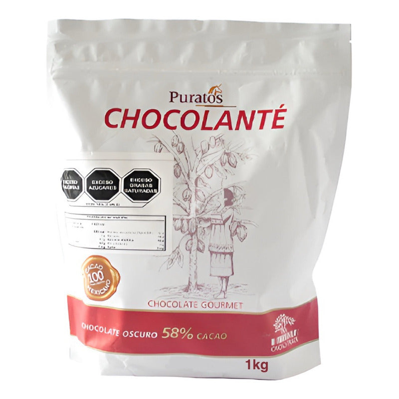 Puratos Chocolante (chocolate Obscuro) 58% Cacao (2pzs)