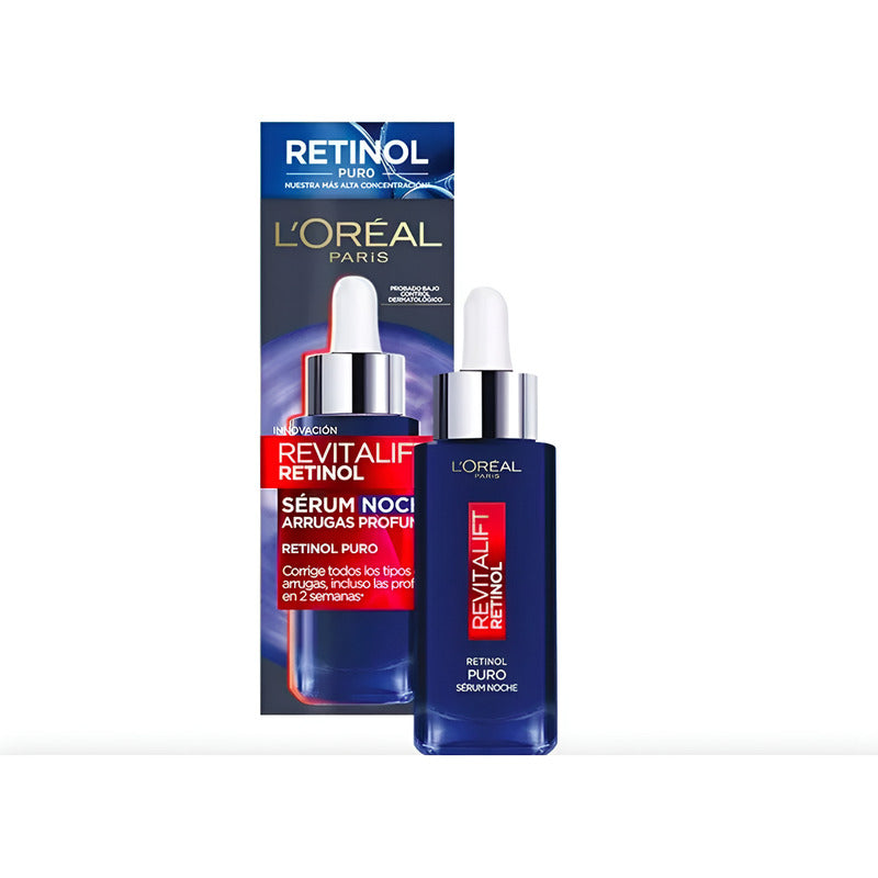 L'oréal Revitalift Retinol Serum Noche Arrugas Profundas Todo Tipo De Piel Noche