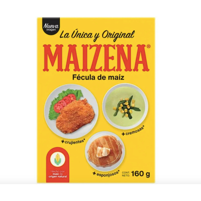 Fécula De Maíz Maizena Natural Regular 6 Piezas De 160gr