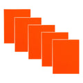 Placa De Fomi Color Naranja 15 Piezas De 21x27cmx2mm