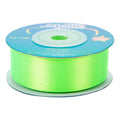 Liston Verde Limon Satinado 23mm 10m Verde Limón Lisa