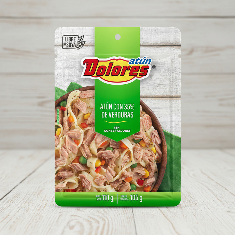 Atún Dolores Ensalada De Atún Con Verduras 12 Pzas De 110gr