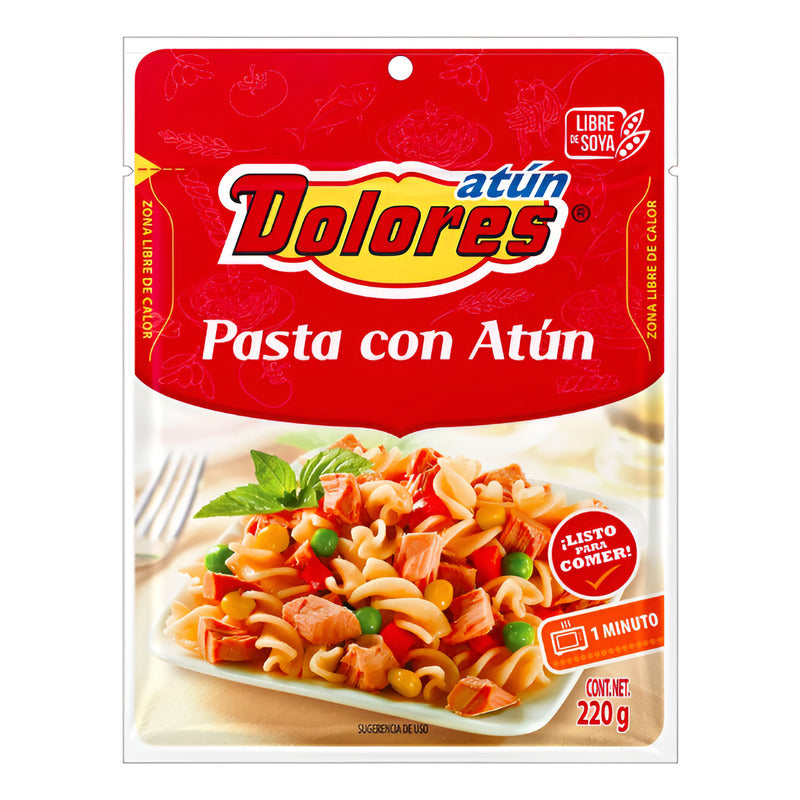Atún Dolores Pasta Con Atún Listo Para Comer 12 Pzs De 220gr