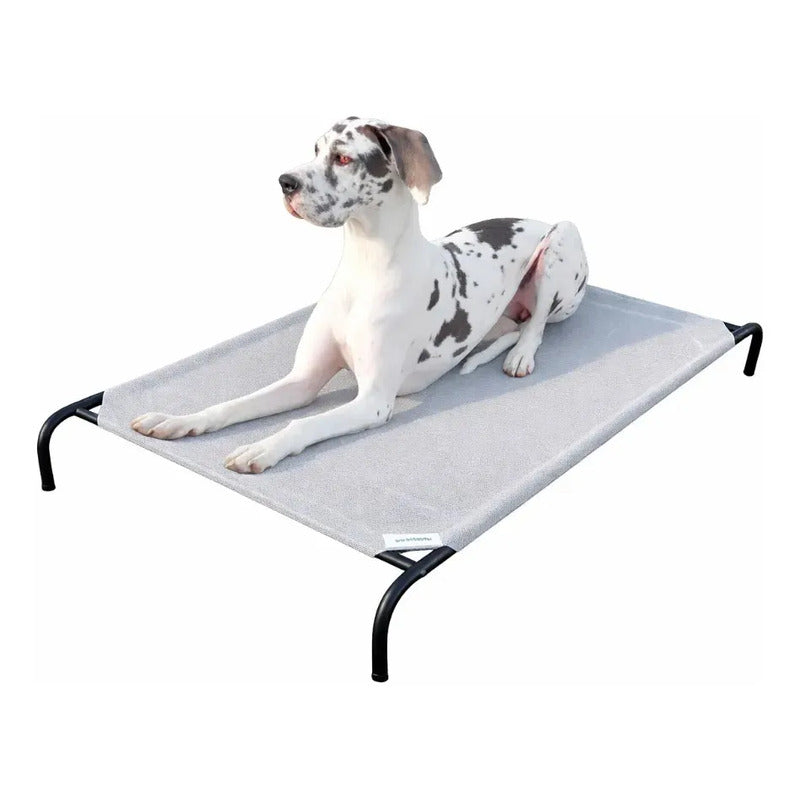 Cama Elevada Para Perros Coolaroo Gris Mediana Gris Elevada