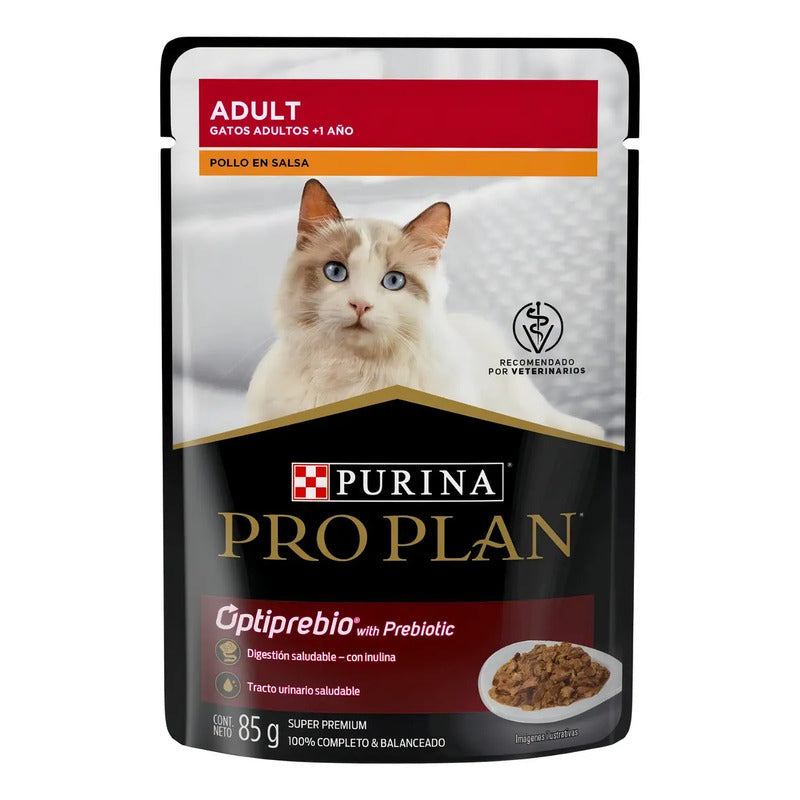 Alimento Pro Plan Adult Para Gato Adulto Pollo Sobre 85g