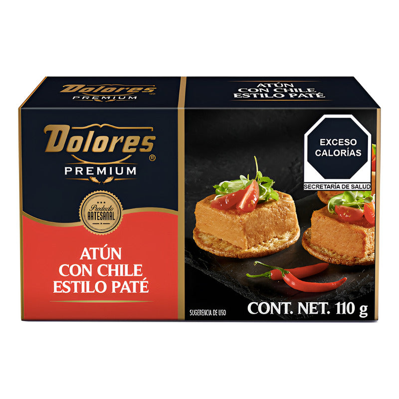 Atún Estilo Paté Endiablado Dolores 12 Piezas De 110gr