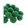 Mercería Pom Poms De 50mm Color Verde Bandera 2 Paq Con 30pz