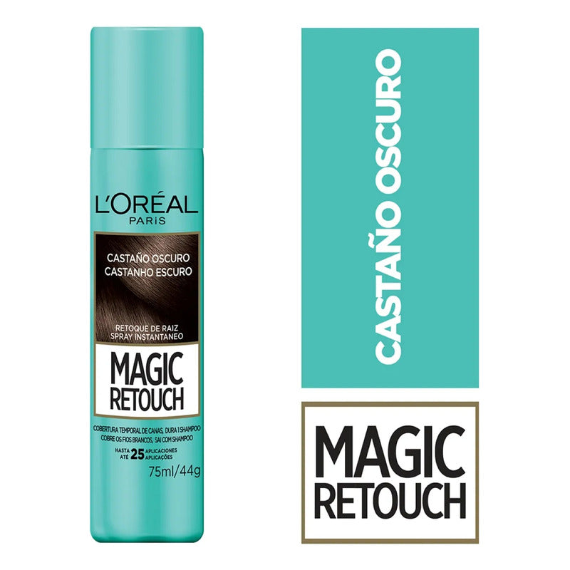 Retocador De Raíz Magic Retouch L'oréal Paris Castaño Castaño Oscuro