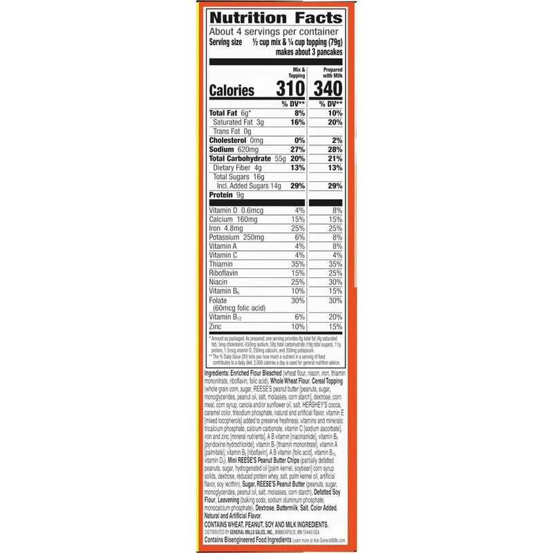 Betty Crocker Reese's Puffscomplete Hot Cakes Mix 340 Gr