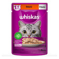 Alimento Gato Whiskas Fillets Sabor Pavo 85gr (24 Sobres)