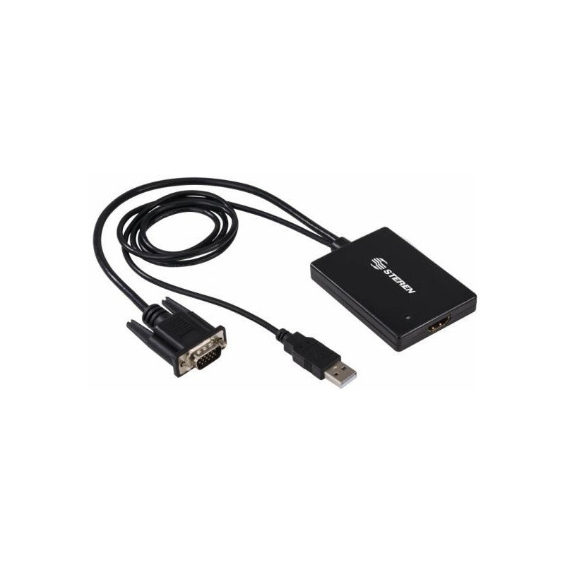 Adaptador Vga A Hdmi Con Audio Usb