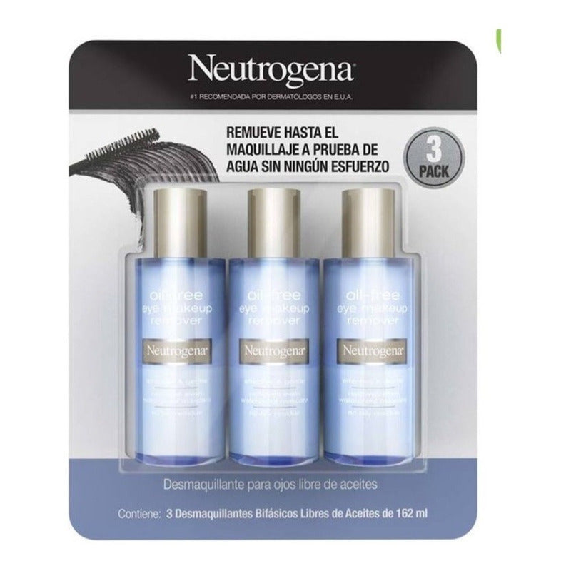 Desmaquillante Para Ojos, Neutrogena, 3 Piezas