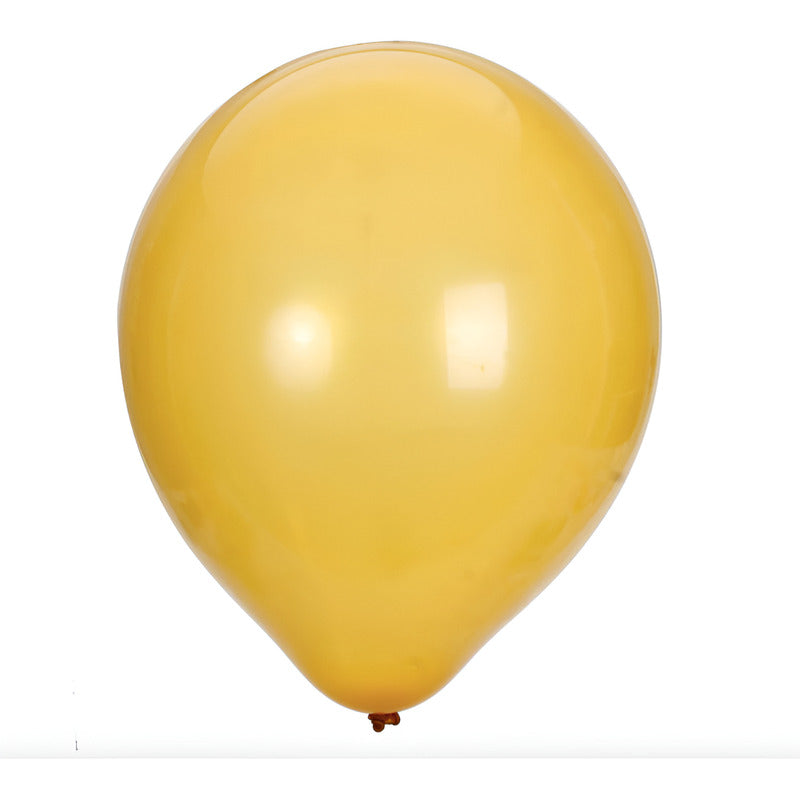 Globos Aperlados Color Oro De 30cm 1 Paquete De 50pz Oro