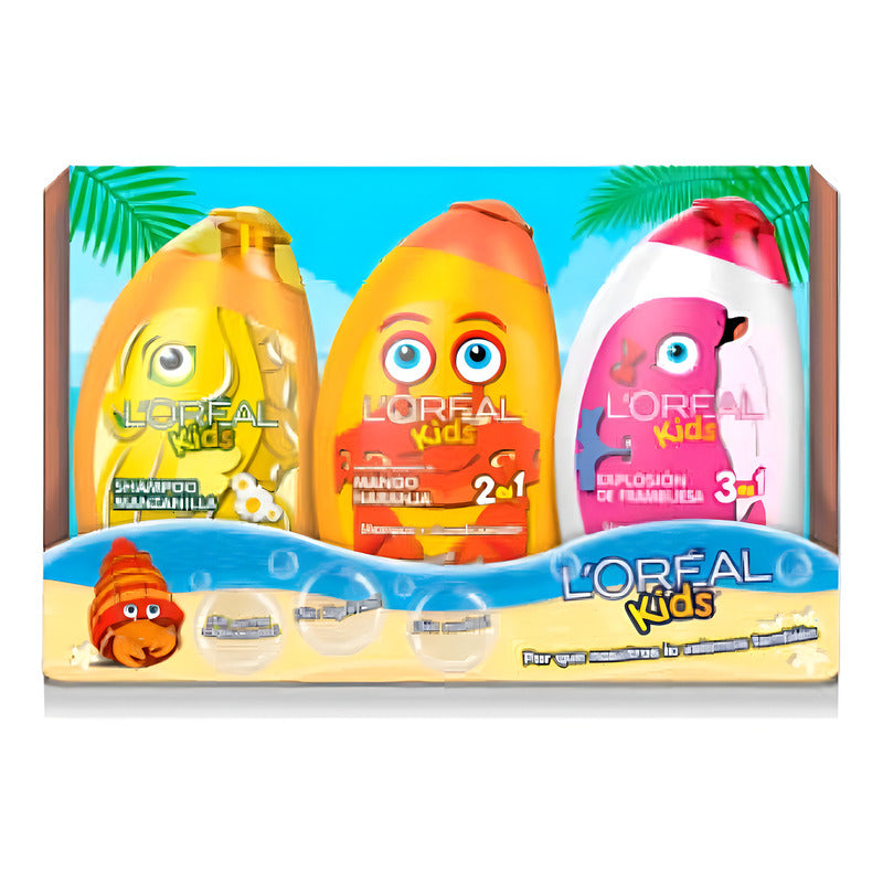 Shampoo L'oréal Kids 3 Pzas De 265 Ml C/u