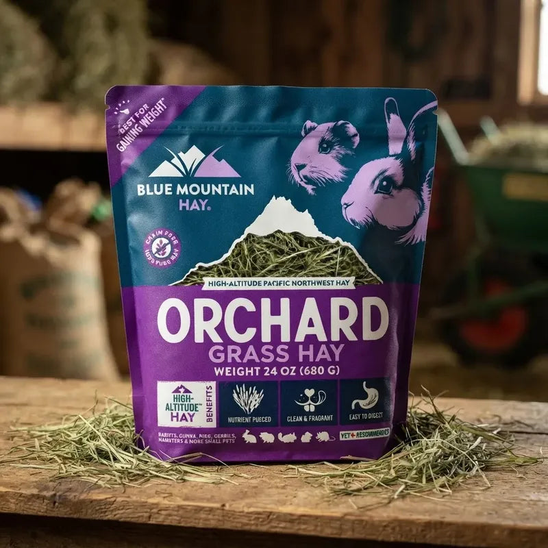 Blue Mountain Hay Heno Orchard Para Pequeños Mamíferos 680 G