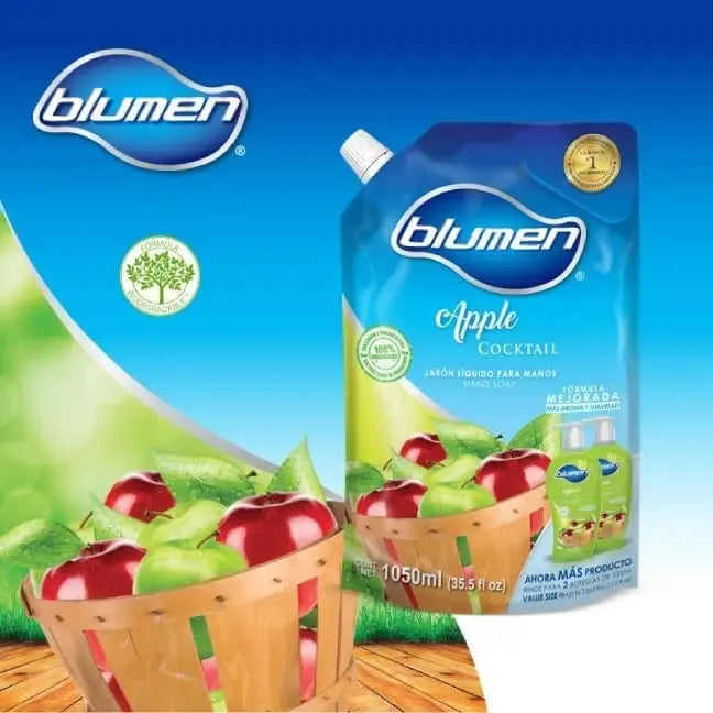Jabón Líquido Para Manos Apple Cocktail 1.05 Lt Blumen