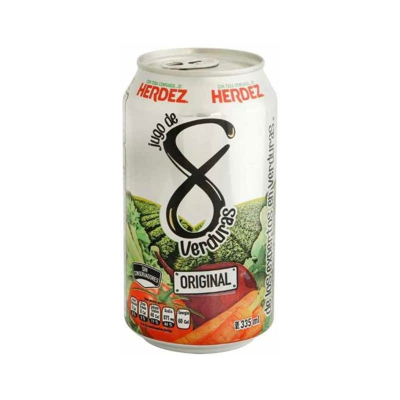 Jugo 8 Verduras Herdez De 335ml (12piezas)