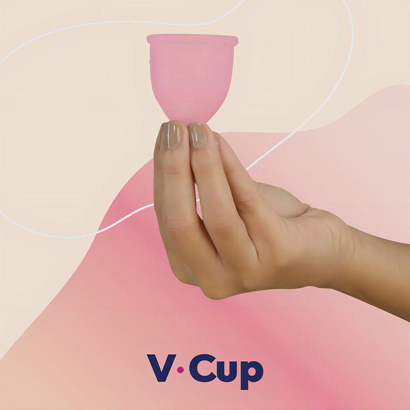 Copa Menstrual Saba V-cup Flujo Abundante Talla G 1 Pieza Rosa