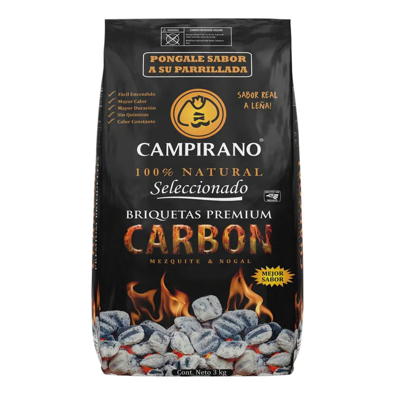 Briquetas De Carbón De Mezquite