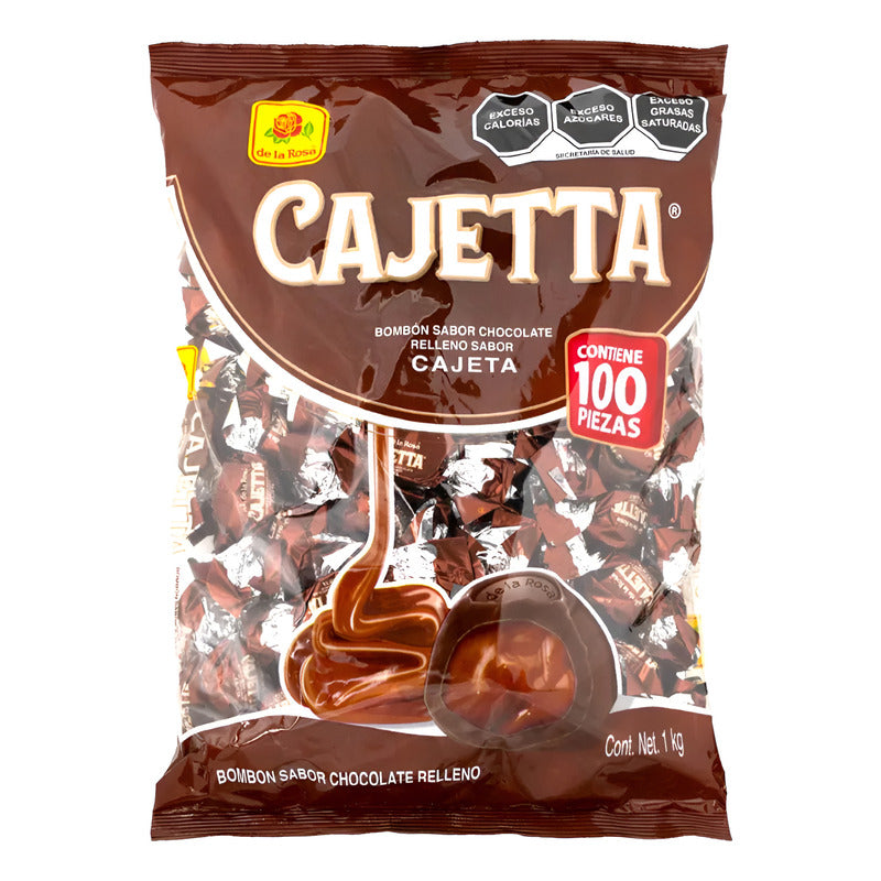 Bombón De Chocolate Relleno De Cajeta De La Rosa  1 Kilo