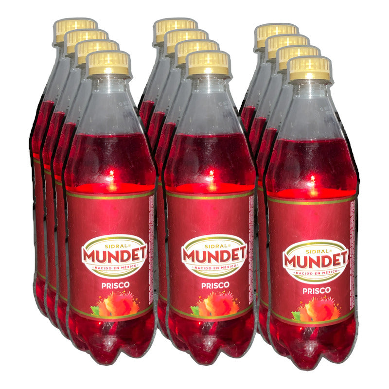 Refresco Mundet Prisco Sabor Durazno 600 Ml (12 Piezas)