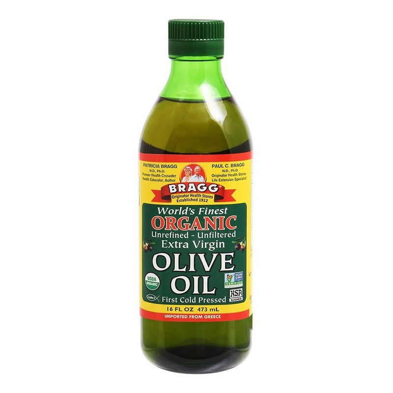 Aceite De Oliva Extra Virgen Bragg 473 Ml Ipg 3 Piezas