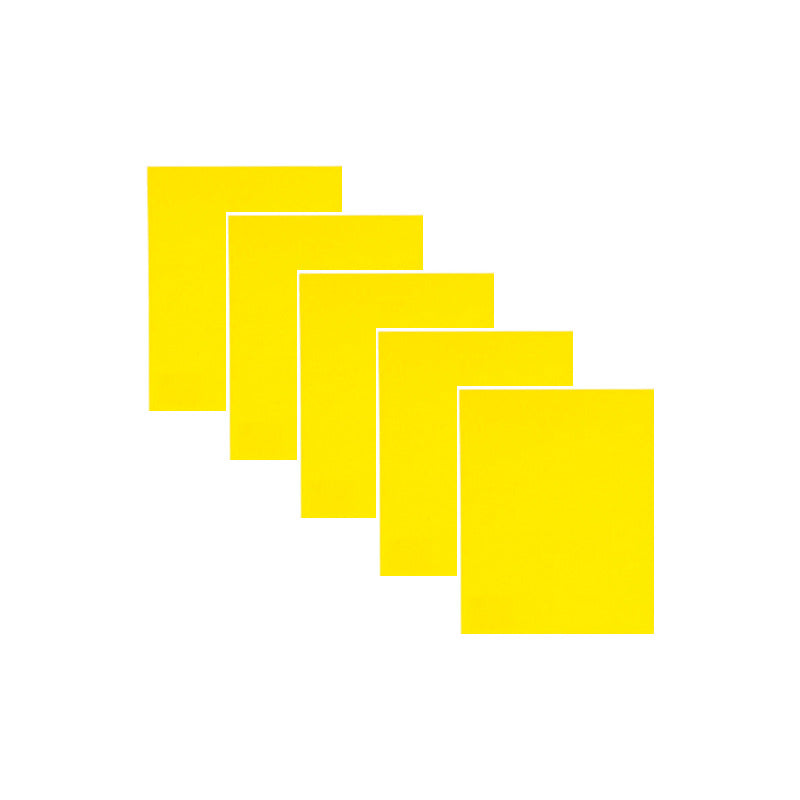 Placa De Fomi Color Amarillo 5 Piezas De 21x27cmx2mm