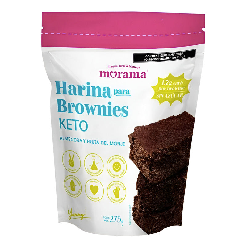 Harina Para Brownies Keto Morama 1 Pieza De 275gr