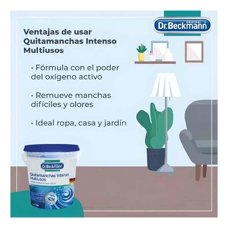 Quitamanchas Dr. Beckmann Oxy Magic Plus Multiusos 1 Kg