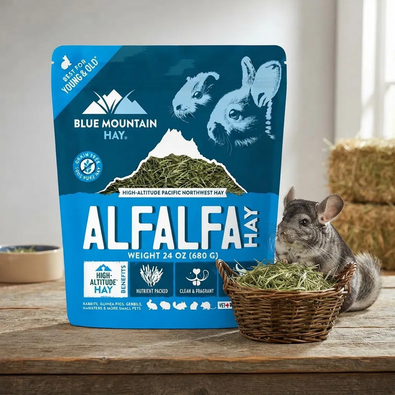 Blue Mountain Heno De Alfalfa Para Pequeños Mamíferos, 680 G
