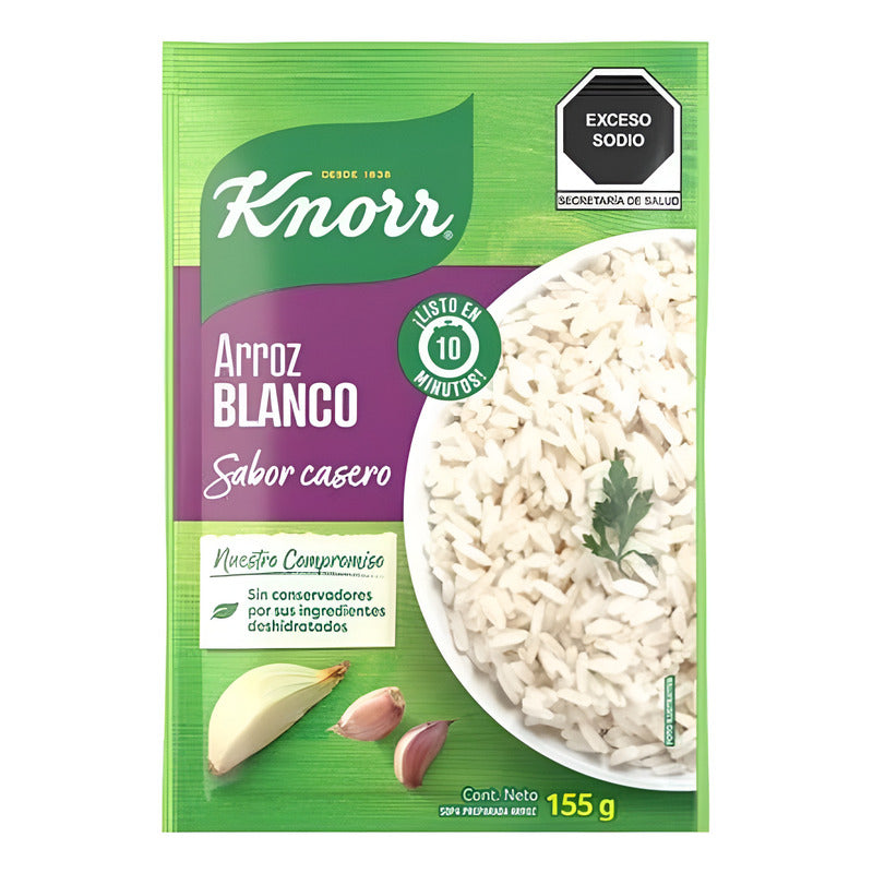 Arroz Blanco Knorr 155 G (3 Piezas)