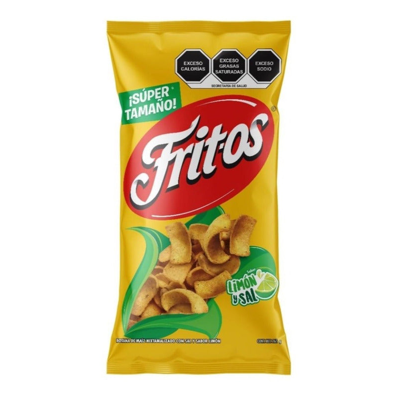 Fritos Sabritas Sabor Sal Y Limón 265g 5pzas