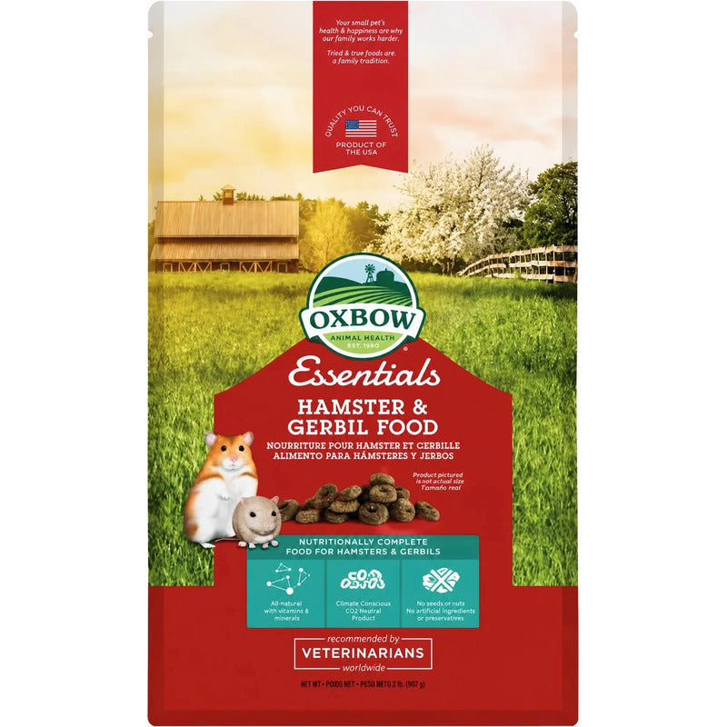 Oxbow Essentials Alimento Para Hámster Y Gerbo, 454 G