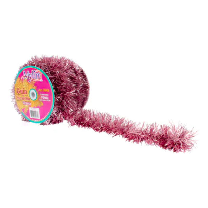 Escarcha Color Rosa Mate 2 Carretes De 9cm X 25m