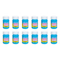 Pintura Acrílica Alta Calidad Color Turquesa 12 Pz De 35ml Turquesa