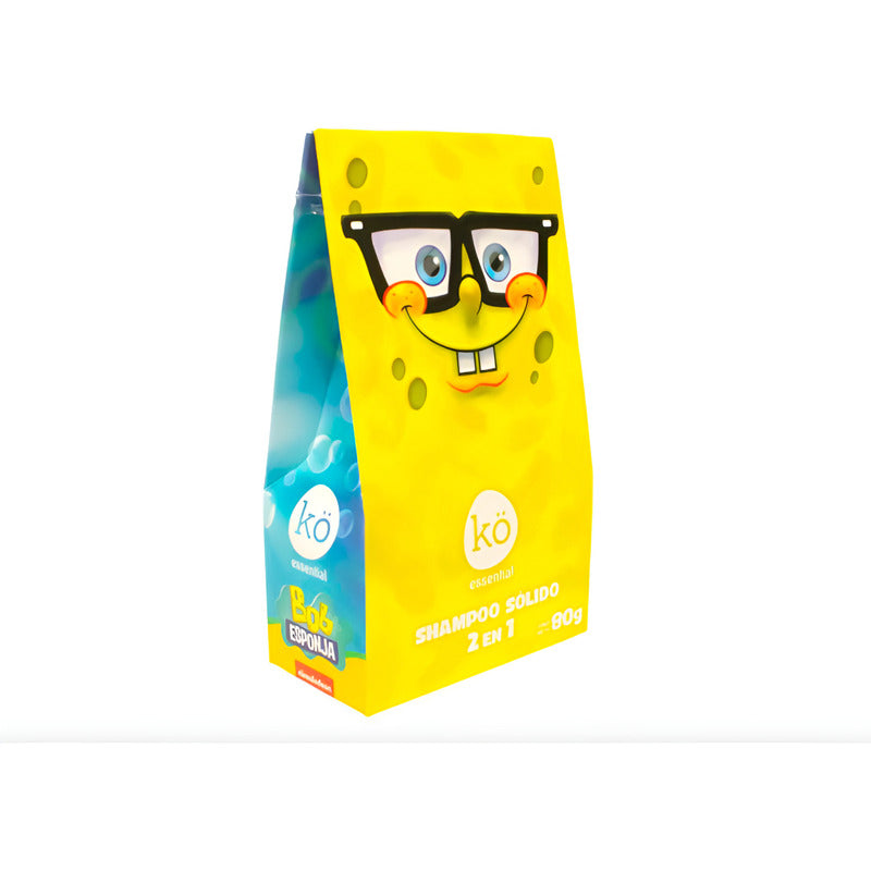 Shampoo Sólido 2 En 1 Kö Essential Bob Esponja 80 G