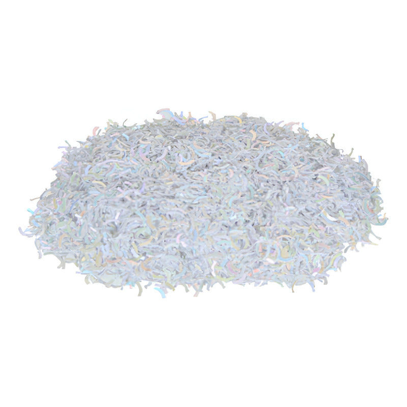Diamantina Coco Decorativo Color Blanco 300gr Blanco