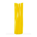 Limpia Pipas Chenille Natural Color Amarillo De 30cm 72pz