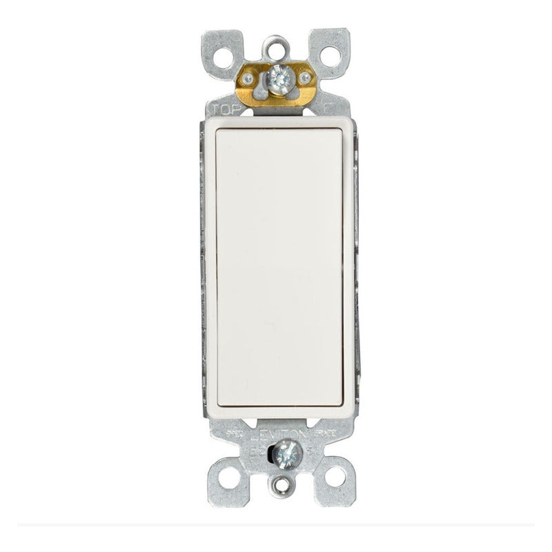 Interruptor Sencillo 120-277 V Blanco Leviton