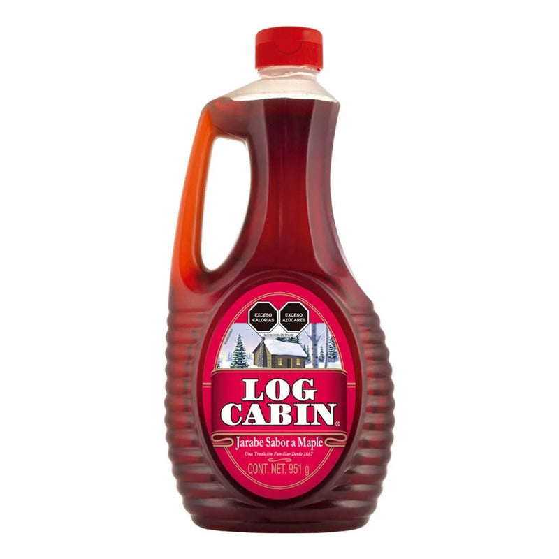 Jarabe De Maple Kraft Log Cabin 951 G (3 Piezas)