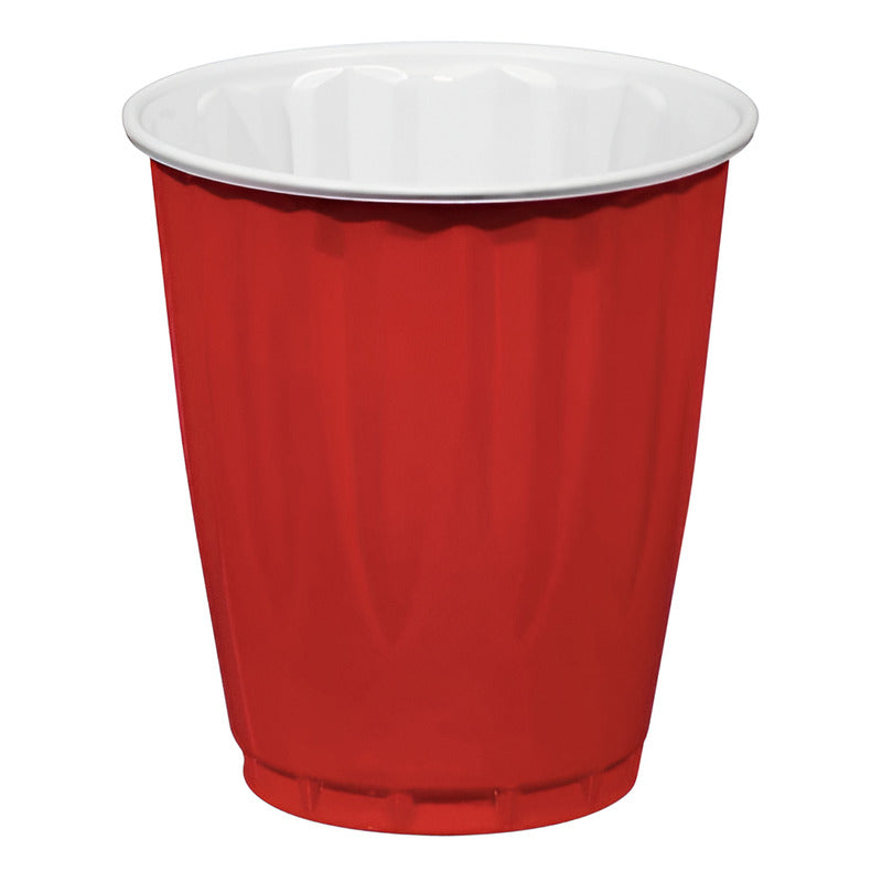 Vasos De Plástico Para Bebidas Frías 240 Pz Kirkland Sig Msi Rojo