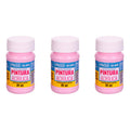 Pintura Acrílica Alta Calidad Color Rosa Chicle 3 Pz De 35ml Rosa Chicle